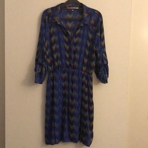 New Collective Concepts 3/4 sleeve patterned dress
